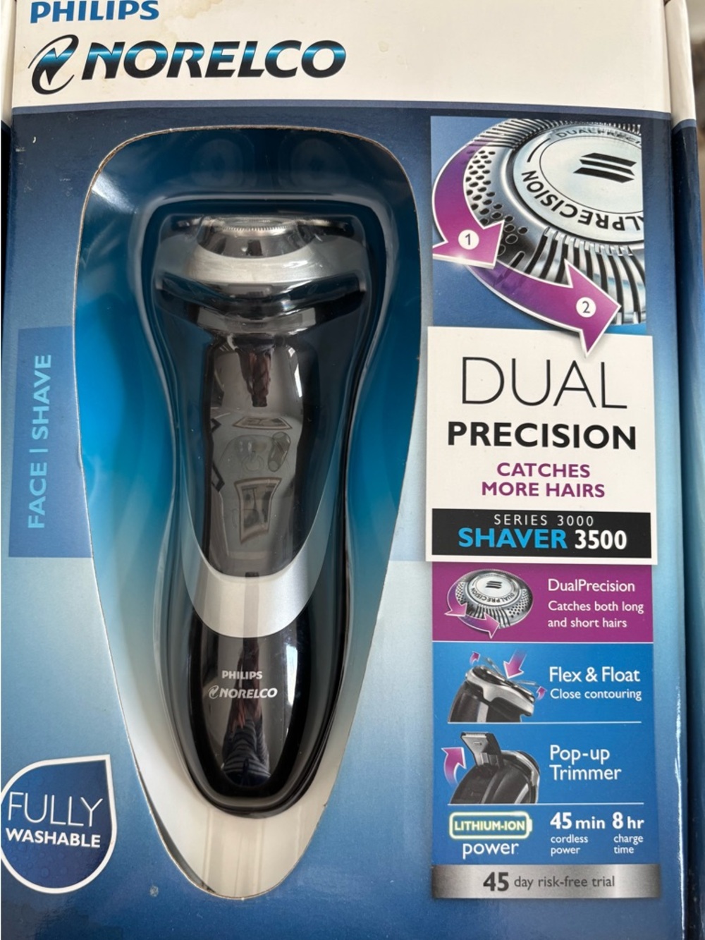 Philips Norelco PT730 Dual Precision Mens Shaver New Old Stock/Open Box